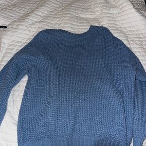American Eagle Blue Knit Sweater